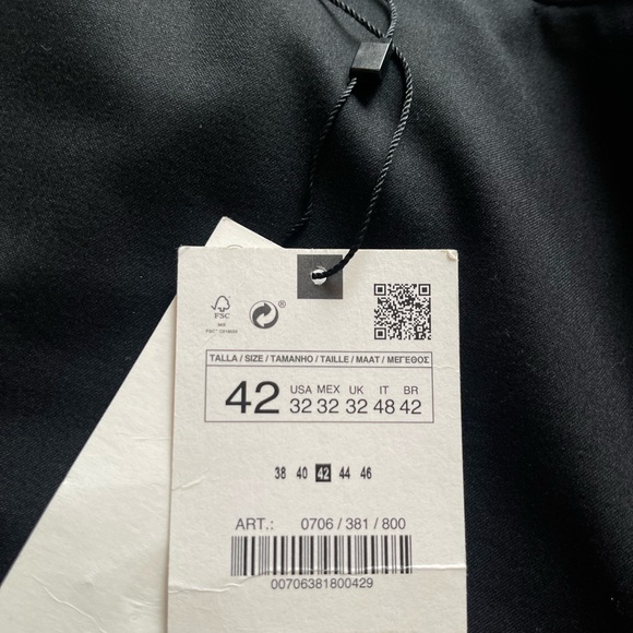 Zara Suit Slim Fit Pants - Picture 9 of 10